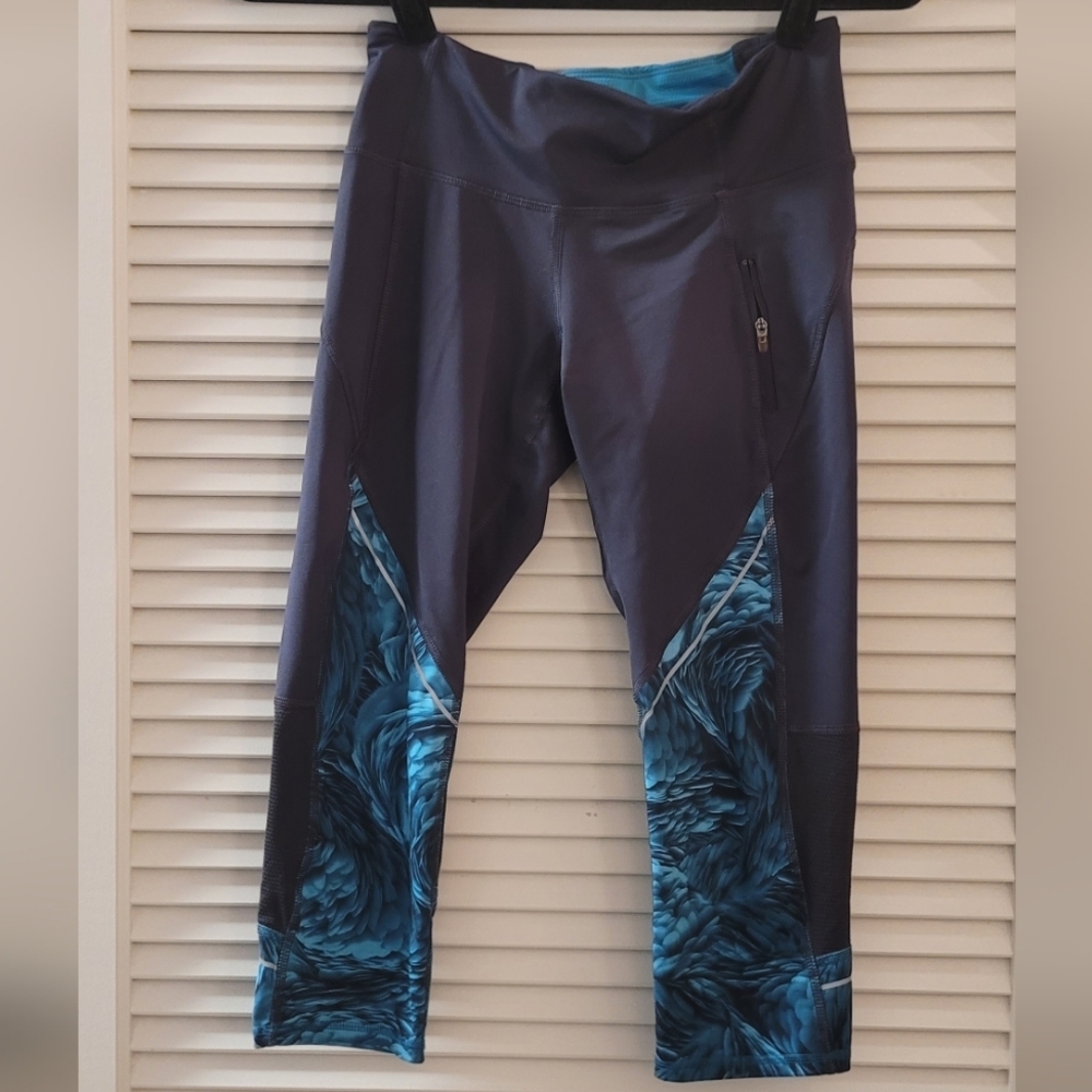 Champion - Athletic Activewear Workout Crop Pants With Zipper Pocket
